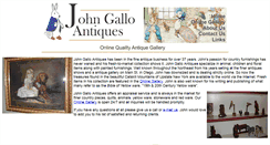 Desktop Screenshot of jgalloantiques.com