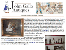 Tablet Screenshot of jgalloantiques.com